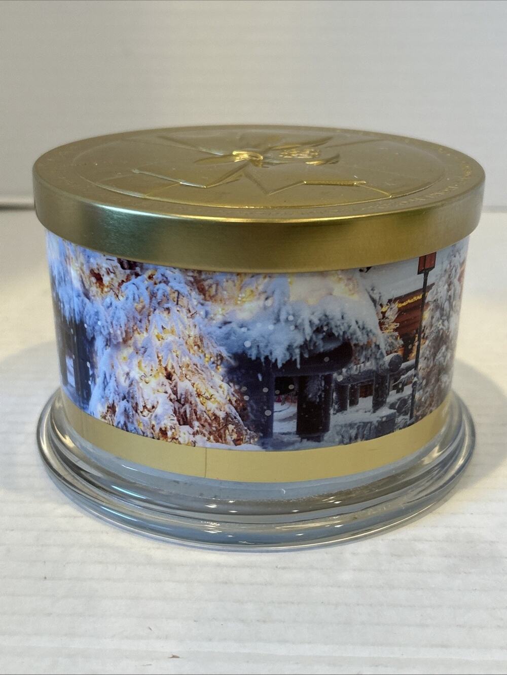 HomeWorx by Harry Slatkin TREE TOPS GLISTEN 4-Wick Candle 18 oz New